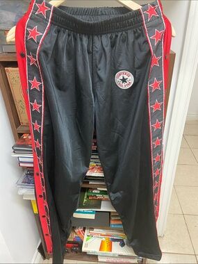 Vintage Y2K Converse All Star Tear Away Pants Warm Up Joggers